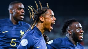 B. Barcola avec N. Nkunku et A. Kalimuendo