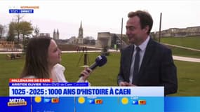 Millénaire de Caen: "un moment unique" pour le maire Aristide Olivier