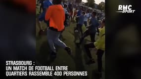 Strasbourg : Un match de football entre quartiers rassemble 400 personnes