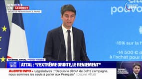 "Le matracage fiscal": Gabriel Attal étrille le programme économique du Nouveau Front populaire
