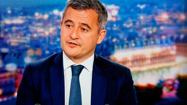Le ministre de l'Intérieur Gérald Darmanin au 20H de TF1 le 25 janvier 2024.