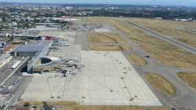 Vue de l'aéroport de Toulouse-Blagnac