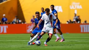 Joao Neves face à Chelsea en finale de la Coupe du monde des clubs le 13 juillet 2025
