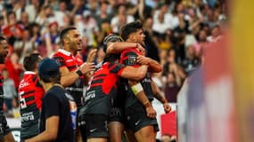 Romain Ntamack a porté l'estocade dans les derniers instants de la finale du Top 14, samedi 17 juin 2023.