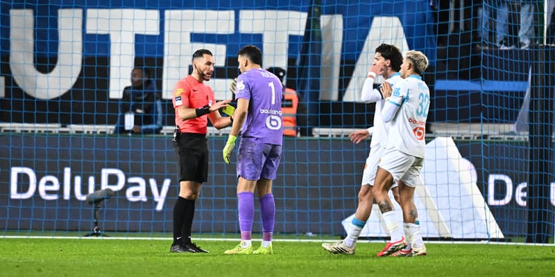 Geronimo Rulli lors de Paris FC-OM, le 31 janvier 2026.