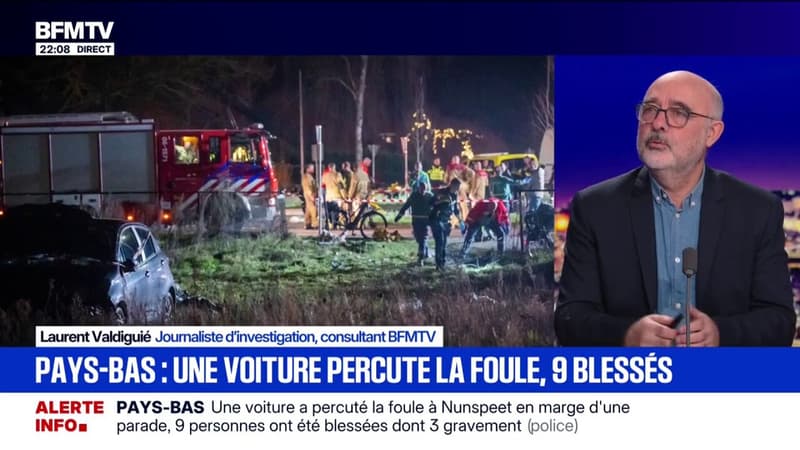Pays-Bas: une voiture a percuté la foule à Nunspeet en marge d'une parade, neuf personnes sont blessées, dont trois gravement