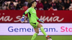 La gardienne du Bayern Munich Mala Grohs, 30 janvier 2024