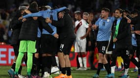 La joie des Uruguayens après leur qualification pour la Coupe du monde 2022.