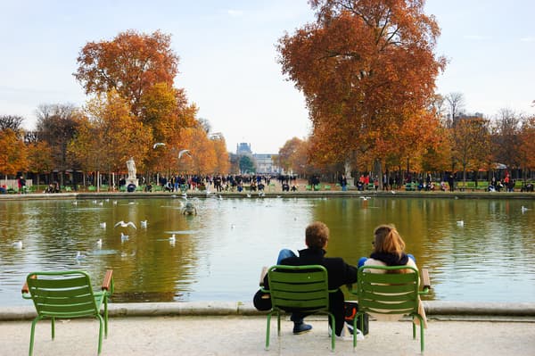 Le jardin des Tuileries à l’automne