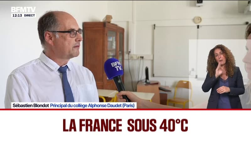 Canicule: le principal du collège Alphonse Daudet suspend les cours ce vendredi après-midi et ceux du 22 juin