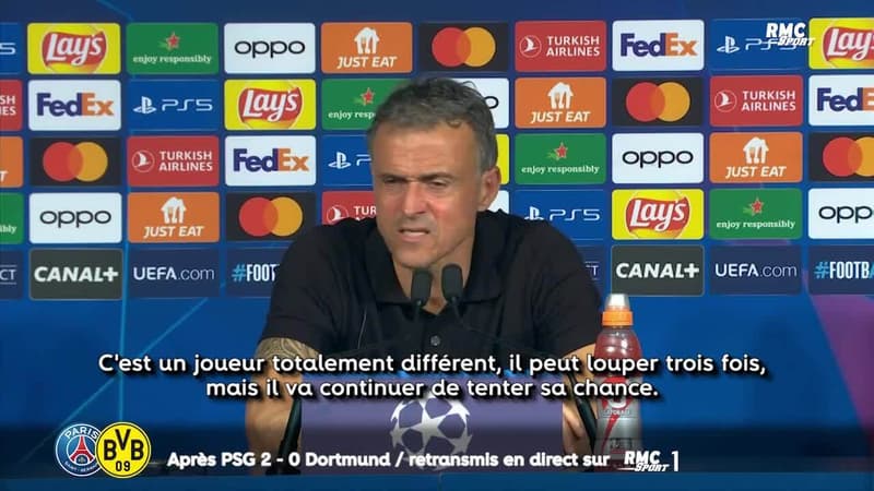 PSG 2-0 Dortmund : Luis Enrique s'emballe sur Dembélé,