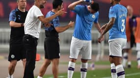 Pep Guardiola et ses joueurs