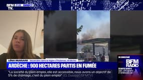 Incendies en Ardèche: une vacancière décrit une scène "apocalyptique"