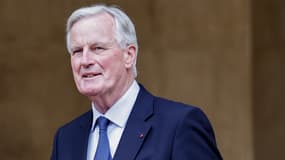 Michel Barnier à Matignon le 5 septembre 2024