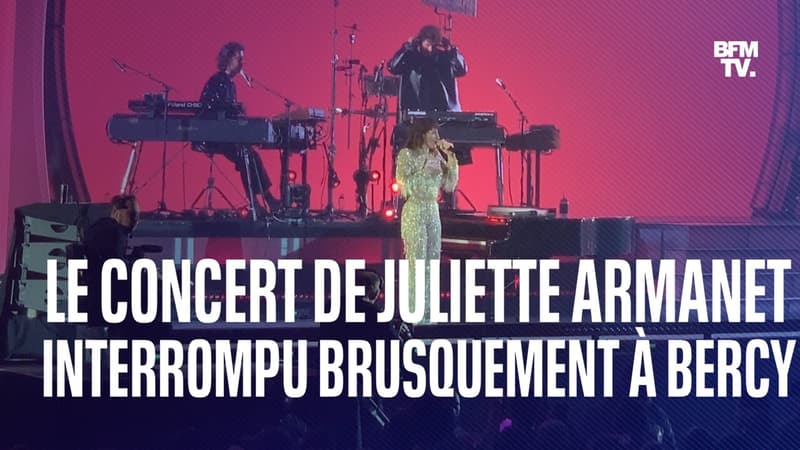 Le concert de Juliette Armanet à l'Accor Arena interrompu brusquement