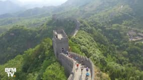 En Chine, un marathon spectaculaire sur la Grande Muraille
