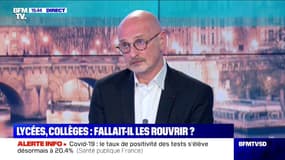 Covid-19: l'ancien directeur de la Santé préconise aux élèves de garder le masque à la maison