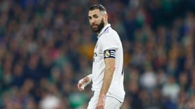 Karim Benzema avec le Real Madrid en 2023.