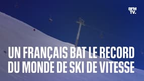 Le Français Simon Billy bat le record du monde de ski de vitesse