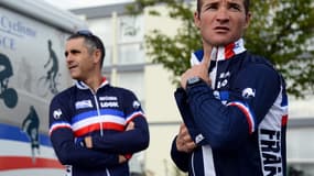 Thomas Voeckler, ici avec Laurent Jalabert