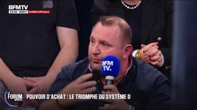 FORUM BFMTV - "Je fais une formule à 17,90 euros, je paye ma serveuse et ma plongeuse. Je vais dans un fast-food et je paye 21,50. Il y a un problème", dit Didier, restaurateur