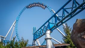 Le "Blue fire" à Europa-Park.