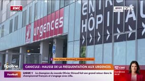 Canicule: hausse de la fréquentation aux urgences