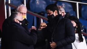 Jean-Michel Aulas et Nasser Al-Khelaïfi