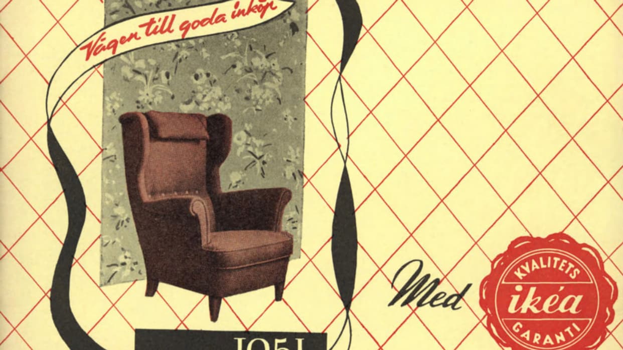 Le tout premier catalogue illustré de Ikea de 1951.