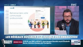 #Magnien: les réseaux sociaux sont à l'origine de 13% des embauches de cadres