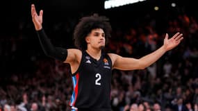 Nadir Hifi avec le Paris Basket le 15 octobre 2024