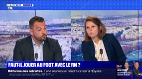 Emmanuel Blairy (RN) interpelle Marie Lebec (Renaissance) sur le refus de certains députés de jouer au foot avec le RN