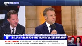 François-Xavier Bellamy (LR): "Je suis frappé de la légèreté avec laquelle le président de la République parle de ce que représente le fait d'envoyer des soldats français sur le sol d'un pays en guerre"