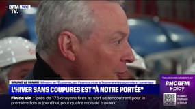 Pour Bruno Le Maire, "passer l'hiver sans coupures" est "à portée de main"