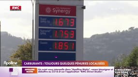 Carburants: toujours quelques pénuries localisées 