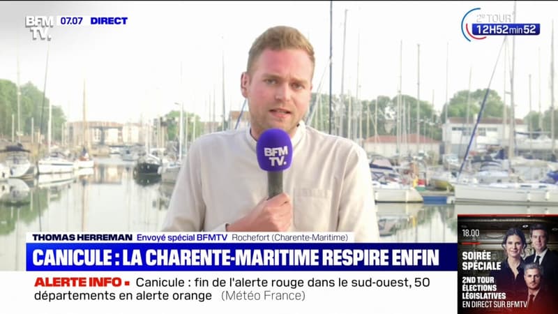 Canicule: après une journée étouffante samedi, la Charente-Maritime respire enfin