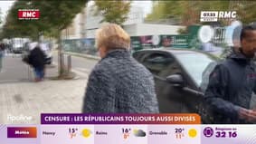 Censure : les Républicains toujours aussi divisés 