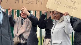 À Rouen, les parents d'élèves et instituteurs se mobilisent face à la suppression d'une classe à l'école Claude Debussy