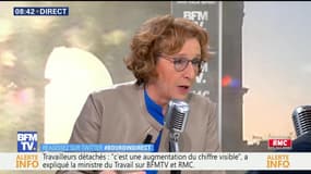 Muriel Pénicaud face à Jean-Jacques Bourdin en direct