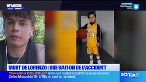 Mort de Lorenzo: l'émotion après l'accident