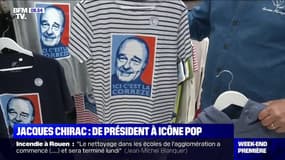 Depuis l'annonce de la mort de Jacques Chirac, les t-shirts à son effigie s'arrachent