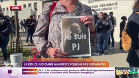 La police judiciaire manifeste pour ne pas disparaître 