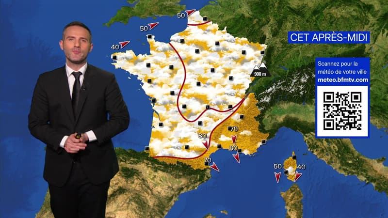 Des nuages et quelques précipitations: la météo de ce lundi 16 mars