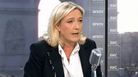 La présidente du Front national, Marine Le Pen, sur BFMTV le 29 mars 2013