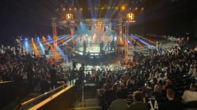 La cage de l'organisation Hexagone MMA