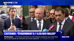 François-Xavier Bellamy (LR) demande à Christophe Castaner pourquoi il a affirmé que Mickaël Harpon était "un individu sans histoires"