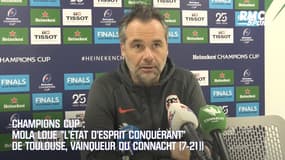 Champions Cup : Mola loue "l'état d’esprit conquérant" de Toulouse, vainqueur du Connacht