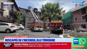 Incendie mortel à Embrun: le témoignage d'une rescapée