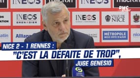 Nice 2-1 Rennes : "C’est la défaite de trop", juge Genesio