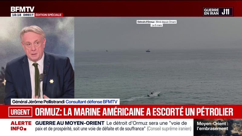Guerre au Moyen-Orient: la marine américaine a escorté un navire pétrolier dans le détroit d'Ormuz